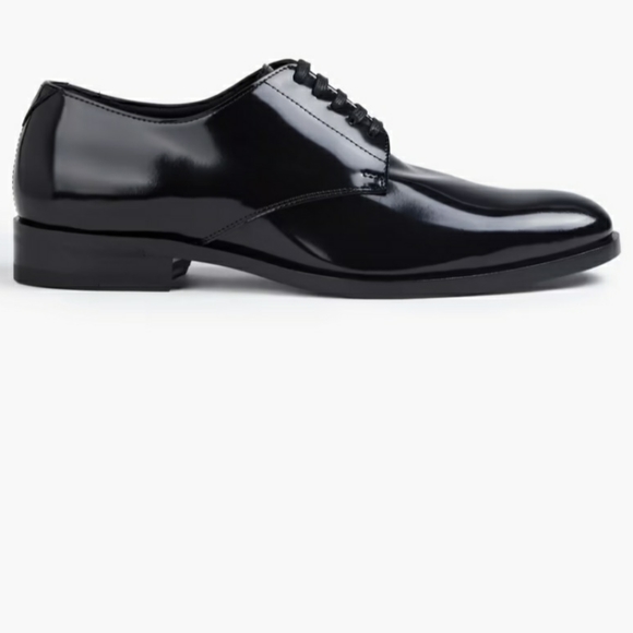 **SOLD***Saint Laurent Black Montaigne 25 Derby Shoe Mens Size 43 - Picture 10 of 10